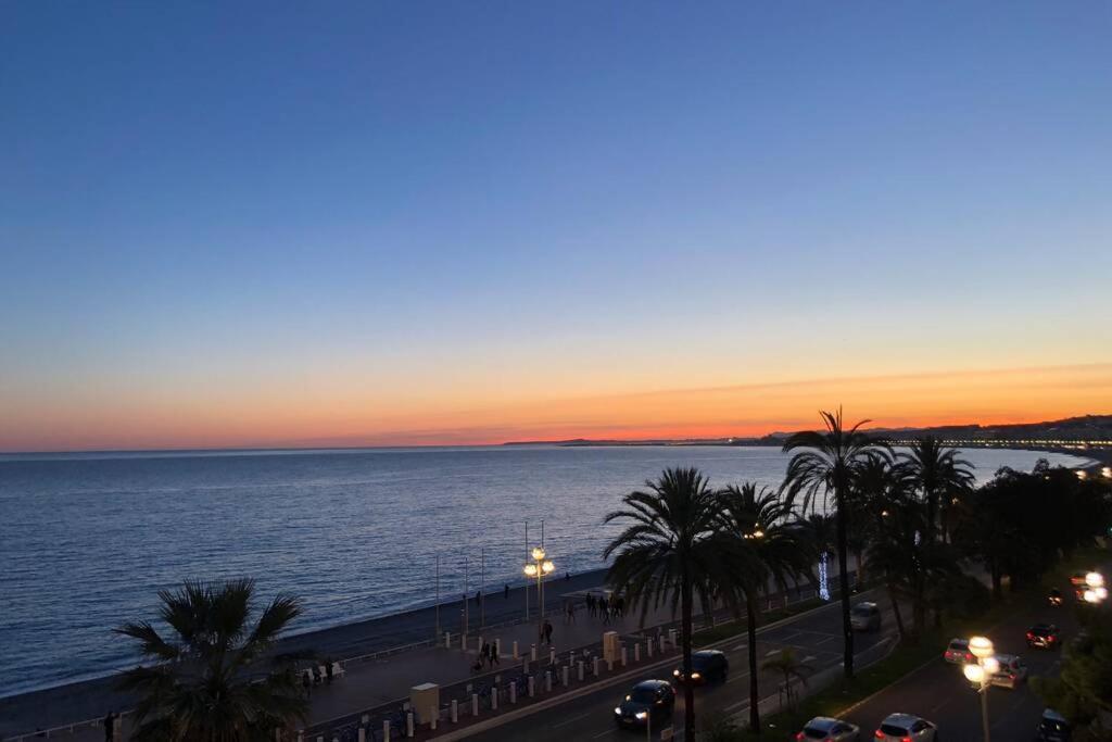 Promenade Des Anglais Amazing Sea View 140M2 3Br Nizza Kültér fotó