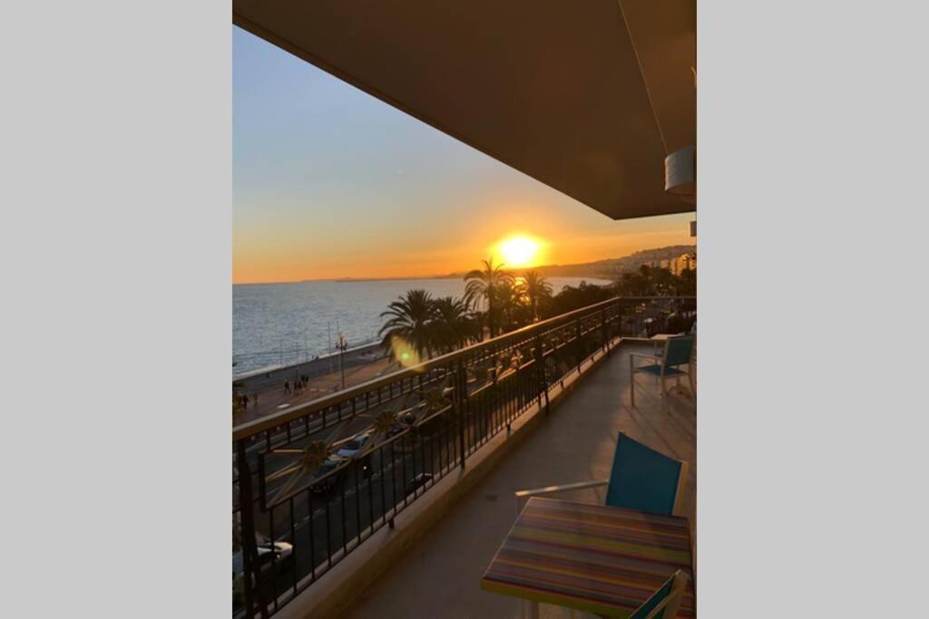Promenade Des Anglais Amazing Sea View 140M2 3Br Nizza Kültér fotó