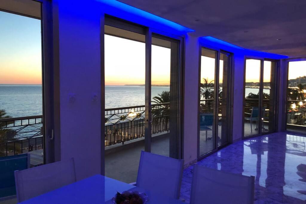 Promenade Des Anglais Amazing Sea View 140M2 3Br Nizza Kültér fotó